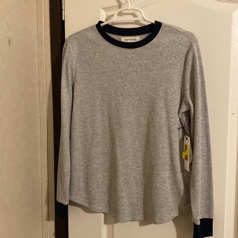 Treasure & Bond long sleeve men shirt